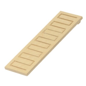 Das Foto zeigt eine Holzleiter für Hamster