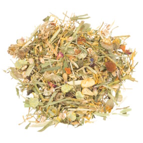 Das Foto zeigt eine Mischung von Feldkräutern