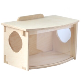 Das Foto zeigt ein Hamsterwelten Hamster und Mäuse Badehaus