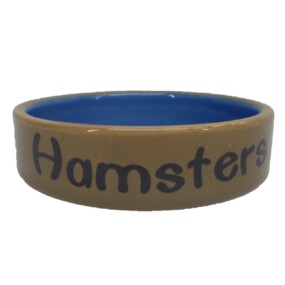 Das Foto zeigt einen Napf für Hamster aus Keramik