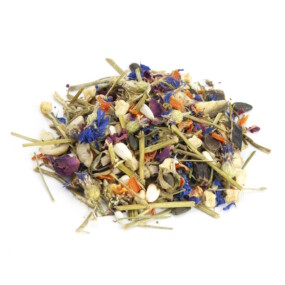 Das Foto zeigt eine Futtermischung für Hamster