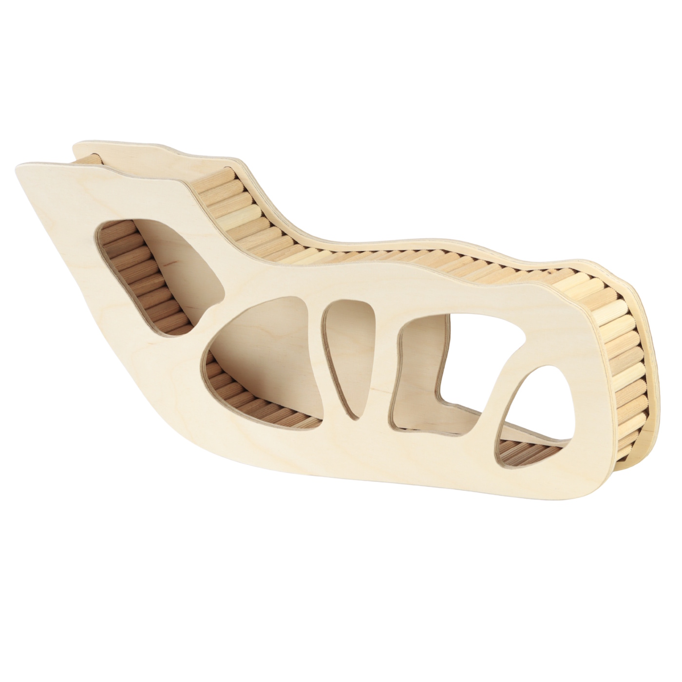 Das Foto zeigt eine Watchbox für Hamster aus Holz