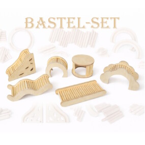 Das Foto zeigt das Bastelset für Hamster XXL