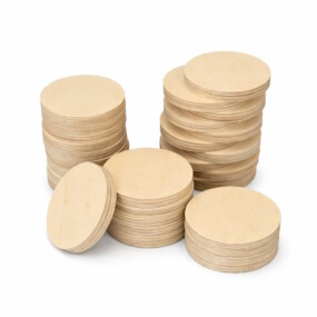 Das Foto zeigt Holzkringel